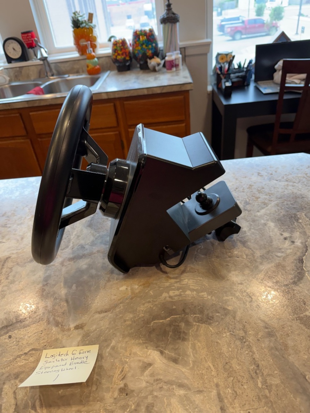 Saitek Farming Simulator wheel,pedals, Vehicle side panel,gear shifter,Farm Stic - Picture 4 of 16